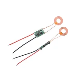 Taidacent Diy 20mm 무선 코일 고전류 12V TX 5V 500mA 충전 수신기 배터리 전원 은행 충전 모듈 회로 보드