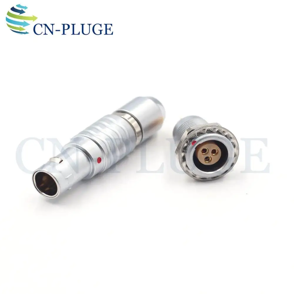 FGG EGG 0B Series 3-Pin Aviation Connector, Suitable for Arri Alexa/MINI Camera 0B 3Pin Power Output Terminal,