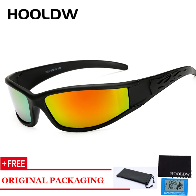 HOOLDW Fashion Polarized Sunglasses Night Vision Glasses Men Women Outdoor Sports Fishing Driving Sun glasses UV400 Goggles