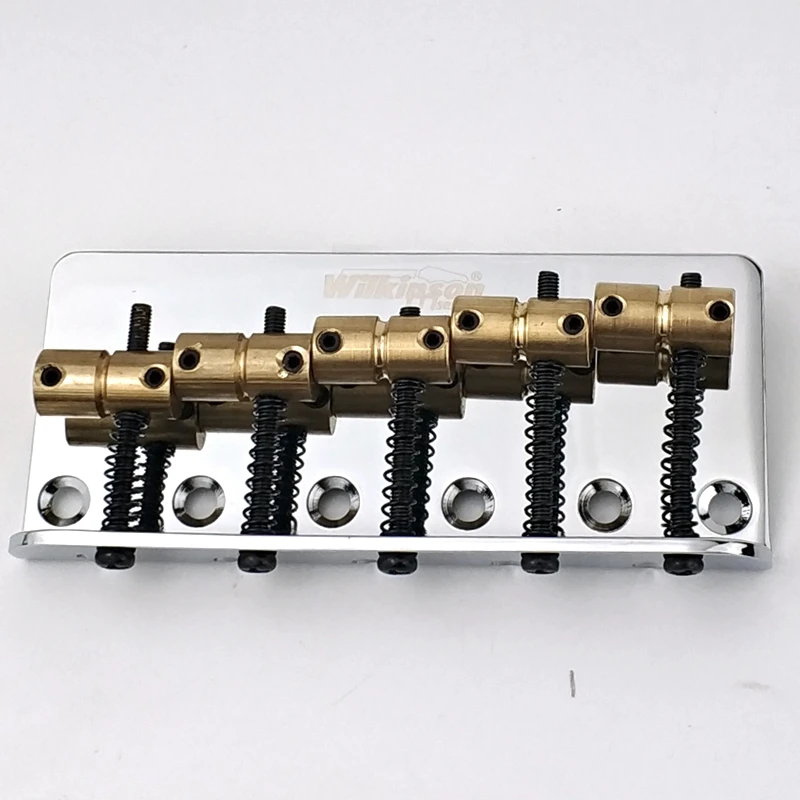 Wilkinson WOB51 WOB51T Precision Jazz Bass Chrome Silver Four 4 Strings Electric Bass Bridge With Brass Saddles For