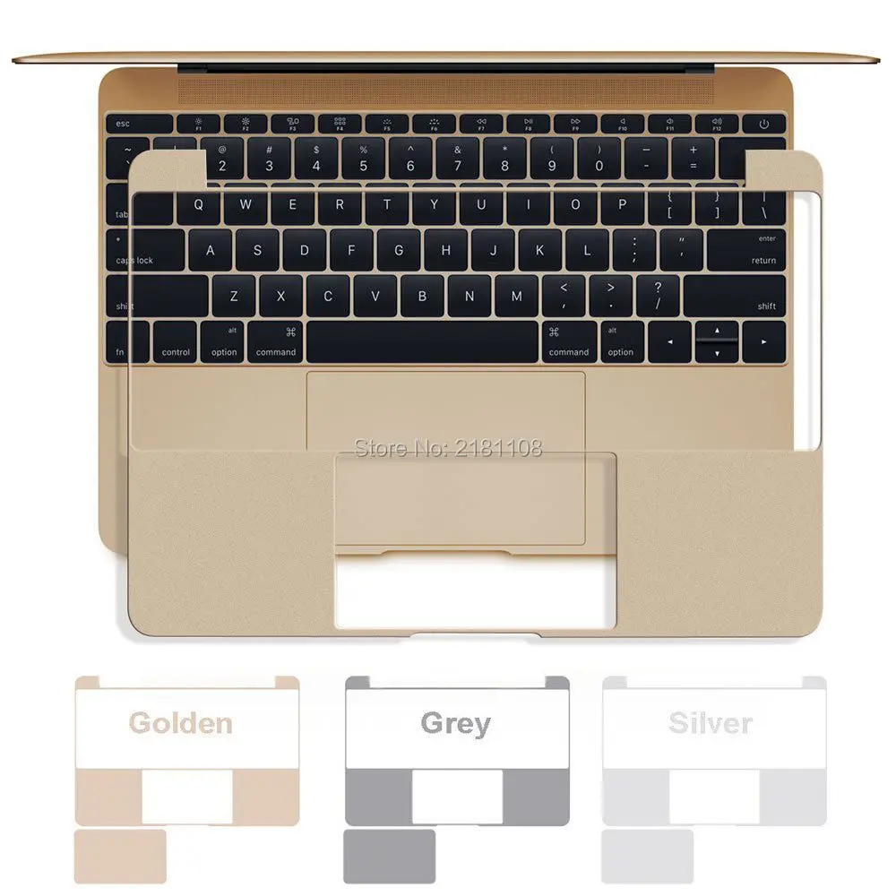 Full Wristrest Palm Rest Trackpad Guard Protection Film for Apple Macbook 12