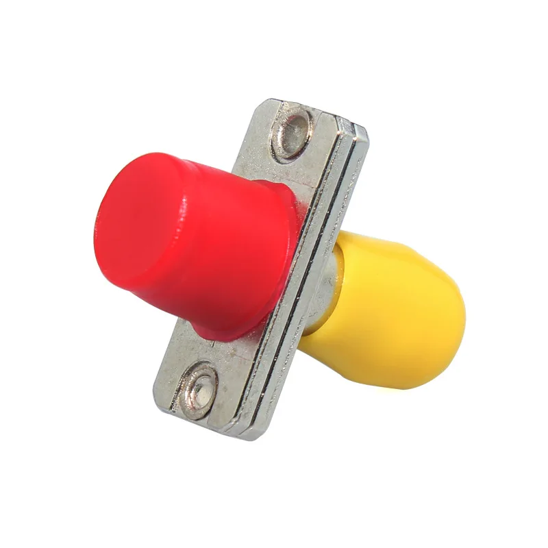 200PCS/LOT Optical Fiber Coupler Adapter Optical Coupling FC-ST Ftth Connector Flange High Quality Wholesale