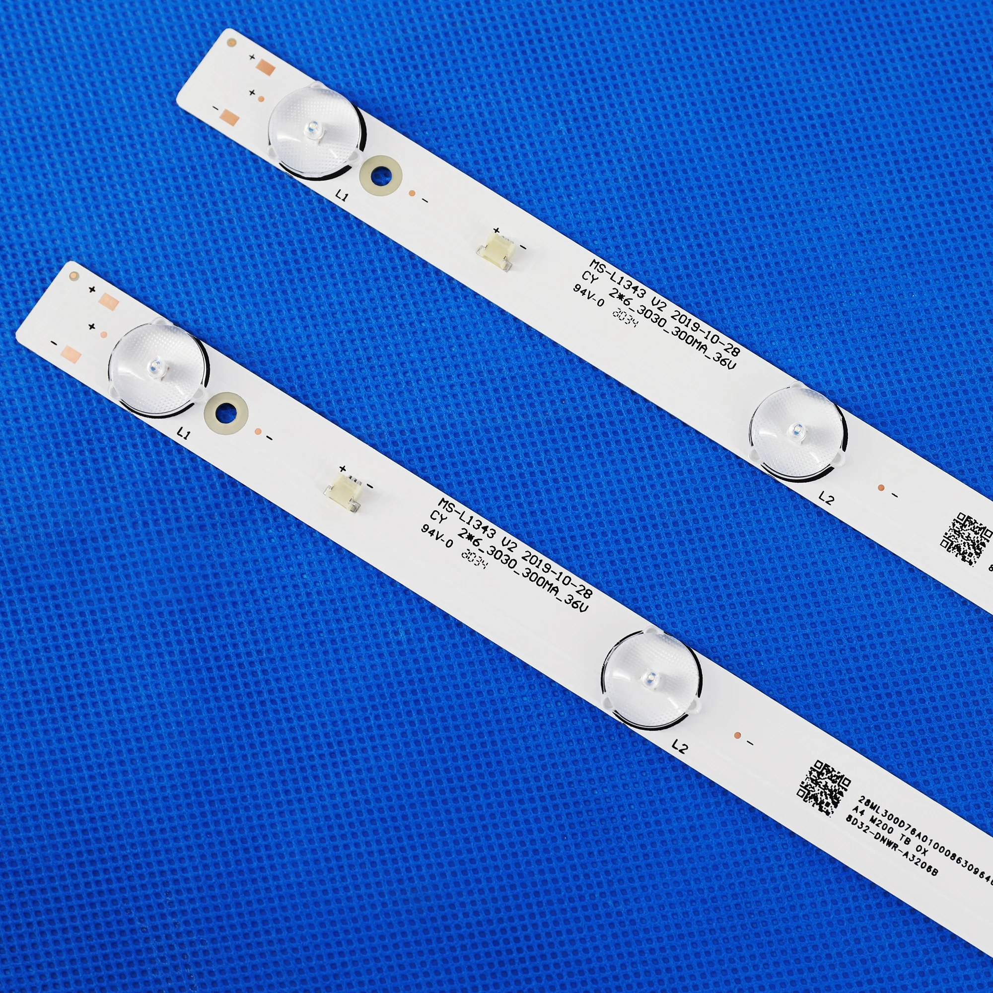 LED 백라이트 스트립, 32 인치 JL.D32061330-081AS-M FZD-03, E348124, MS-L1343, L2202, L1074, V2, 2-6-3030-300MA-36V, 6LED, 2 개, 신제품