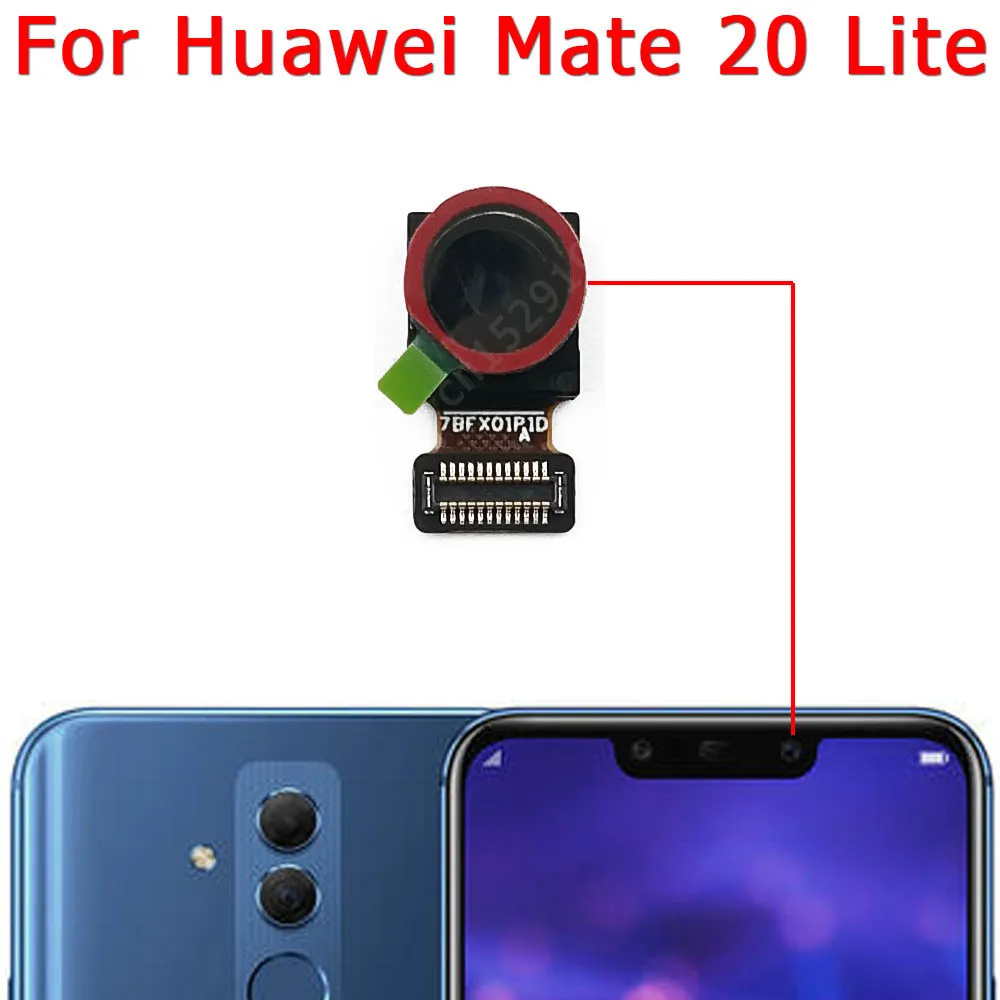 For Huawei Mate 20 Lite Mate20 20Lite Front Rear Back Camera Frontal Main Facing Small Camera Module Replacement Parts