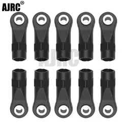 10pcs Plastic M4 Rod End Link Linkage Balls Joint Head For 1/10 Rc Car Crawler Axial Scx10 Ii 90046/47 Traxxas Trx4 Trx6