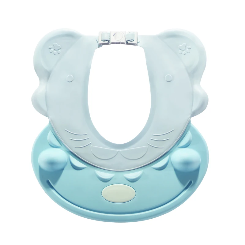Kids Wash Hair Shield Direct Visor Caps Shampoo Bathing Shower Cap for Children Baby Care Sweet Lovely Hippos Style  Hats image 4