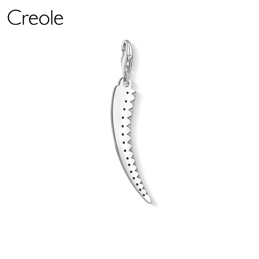 Boho Feather Moon Stars Tooth Cloverleaf Cactus Auntie Heart Cross Charm Pendant,2019 Fashion Jewelry 925 Sterling Silver Gift