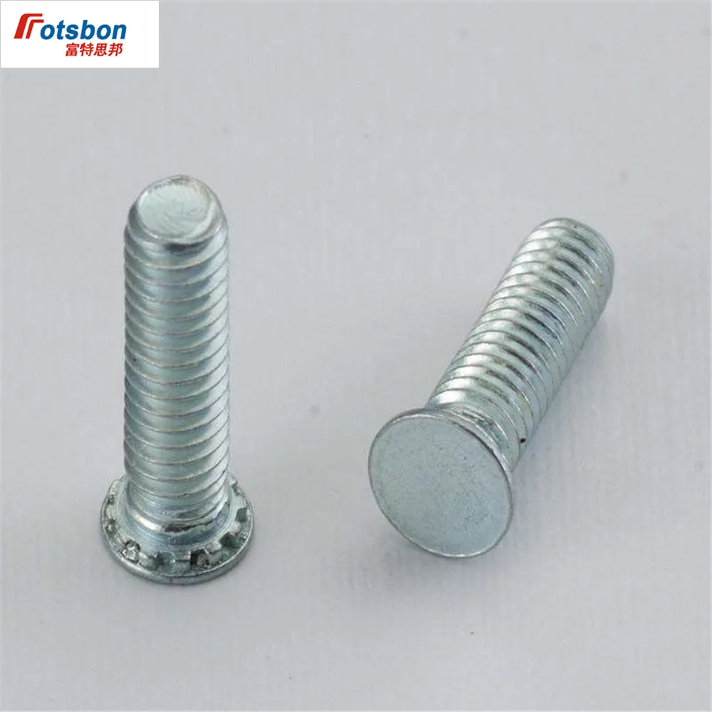 

FH-M3.5-15 Self-clinching Threaded Studs Flush Head Blind Rivet Protruding Pins for Sheet Metal PCB Fasteners Vis Panels Screws