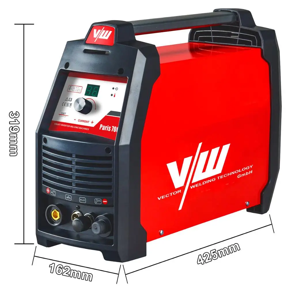 PLASMA CUTTER PARIS 700 PROFI PLASMA CUTTER 70A HF PILOT IGNITION CNC 25mm Digital 380V 3phase