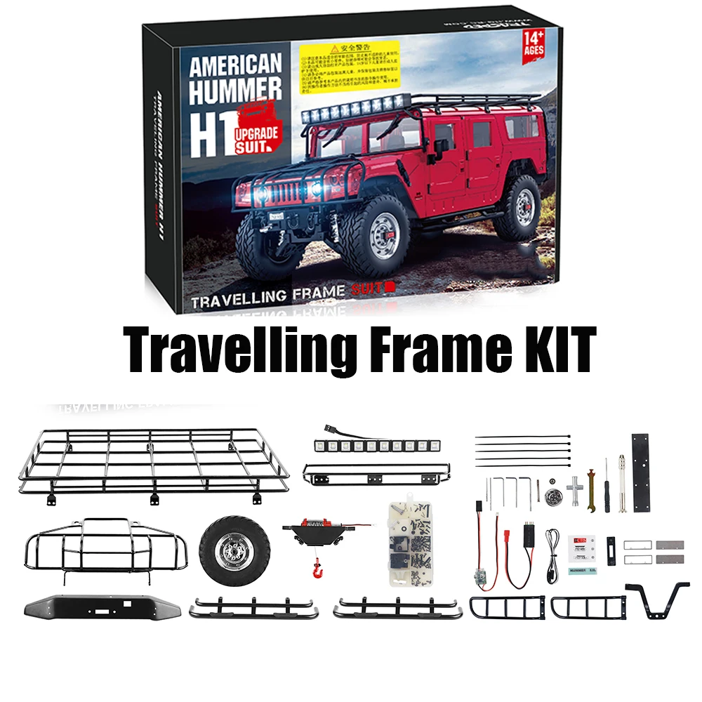 Travelling Frame KIT For HG-P415 1/10 US American Hummer H1 Civilian Military Truck KEYIGE