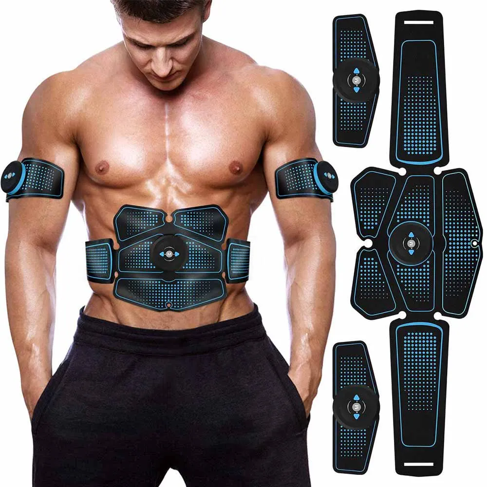 

Abdominal Muscle Stimulator Abs Muscle Toner EMS Toning Belts Body Fitness Trainer Workout Home Gym Machine Electrostimulation