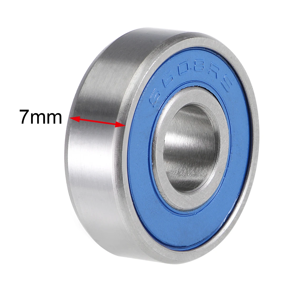 Uxcell S608-2RS łożyska kulkowe głębokorowkowe 8mm x 22mm x 7mm podwójnie uszczelnione 440C ze stali nierdzewnej 10 sztuk