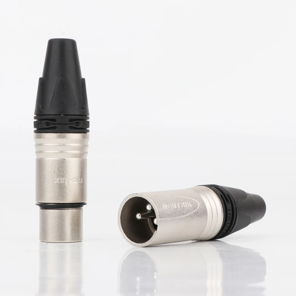 Hi-End 3-polige XLR-Stecker und Buchse für Mikrofon-Audio kabelst ecker Kanonen kabel anschlüsse – Detail 3