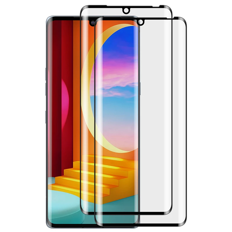 3D  Curved Full Cover Tempered Glass For LG Wing LG Velvet / LG G9 LM-G900N LM-G900EM Screen Protector Protective Film Guard