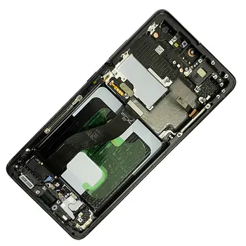 SUPER AMOLED G998B LCD displej pro Samsung S21 Ultra 5G displej s rámečkem 6,8'' S21U SM-G998F/DS G998F LCD displej 10 nejlepší prodej OLED displej pro Galaxy S10 Plus - №2