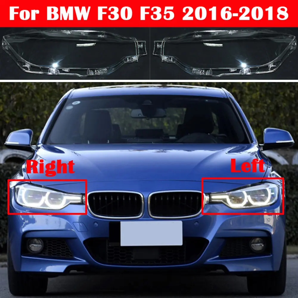 

Headlamp Cover Lamp Shade Front Headlight Shell For BMW F30 F35 3 Series 2016 2017 2018