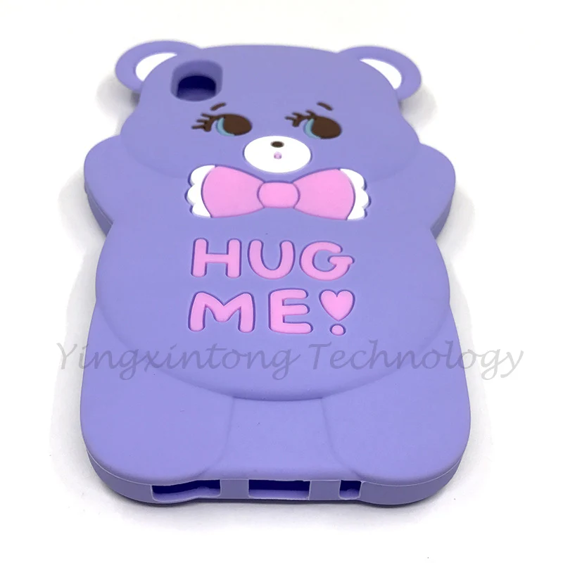 For Huawei Y5 2019 Soft Silicone Cartoon Phone Case For Huawei Honor 8S KSE-LX9 Honor8S Cute 3D Bow Bear Protective Back Cover