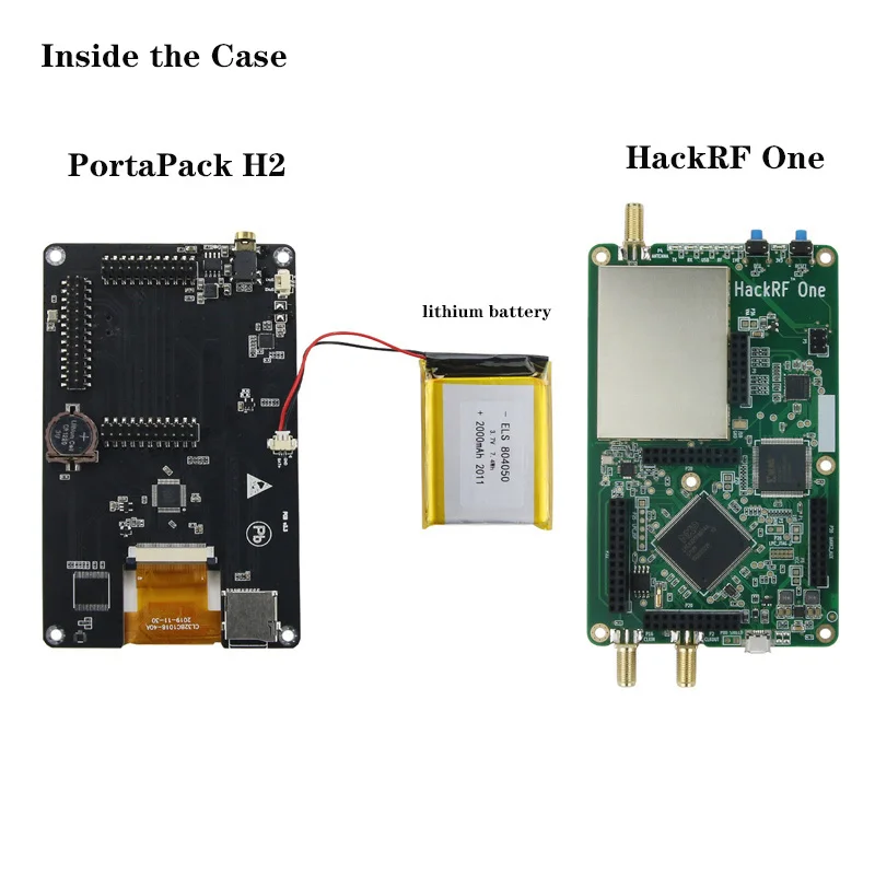 Mới May Vi Tinh Portapack H2 Hackrf Một SDR Phần Mềm Định Nghĩa Radio 1MHz-6GHz Tùy Chọn Vỏ Kim Loại Ăng Ten Bộ Dụng Cụ tự Làm Nhanh Lắp Ráp