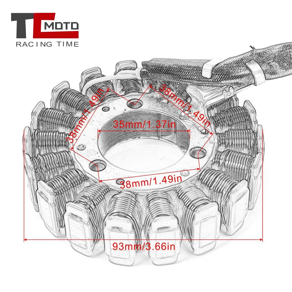 Motorcycle Magneto Engine Generator Stator Coil For Suzuki GS125 1982-1994 GN125 1982-2001 TU125 TU GS GN 125 32101-05300