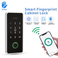 TTLOCK 13.56Mhz RFID Digital Drawer Lock For Spa Swimming Pool Gym Electronic Cabinet Lock Biometric Fingerprint Electronic Lock