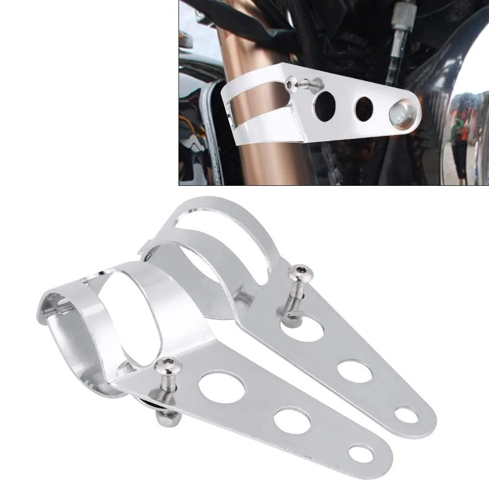 Universal Motorrad Scheinwerfer Halterung Gabel Ohr Chopper Scheinwerfer Halter Clamp Einstellbare Motor Gabel Halterung 27-36mm 38-48mm – Detail 2