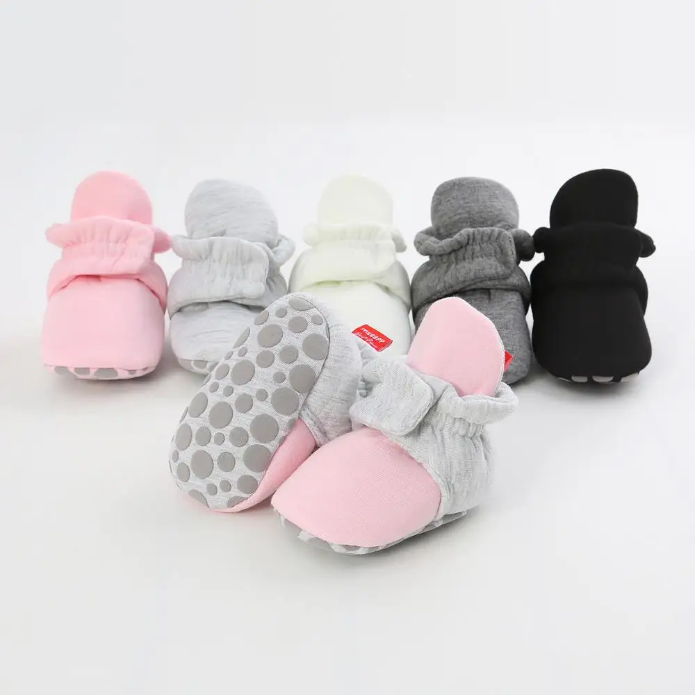 

Newborn Boy Girl Baby New Star Socks Boot Shoes Star Toddler First Walkers Boots Cotton Soft Anti-slip Warm Infant Crib Shoes