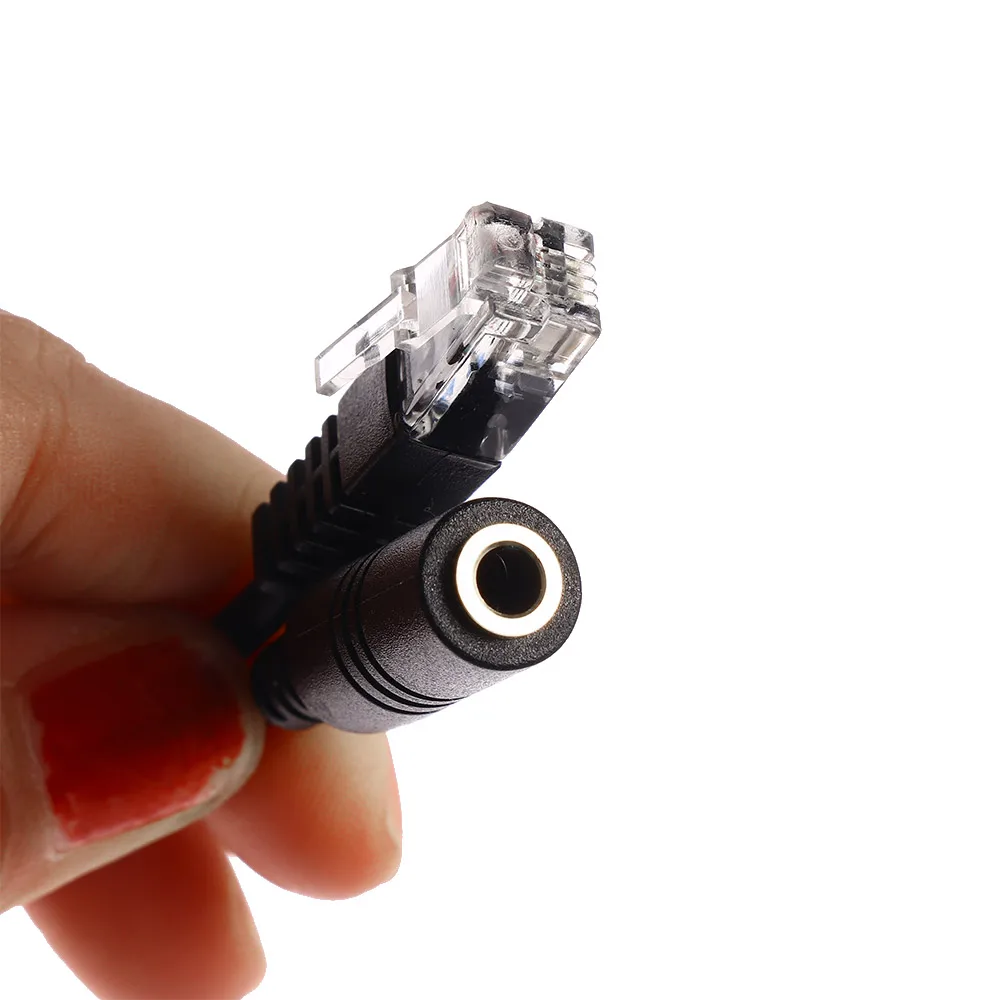 ชุดหูฟังBuddyชุดหูฟังสมาร์ทโฟน3.5มม.To RJ9แปลงสมาร์ทโฟน3.5มม.ปลั๊กเดี่ยว4P4C RJ9โทรศัพท์มือถือปลั๊กสำหรับdropshipping