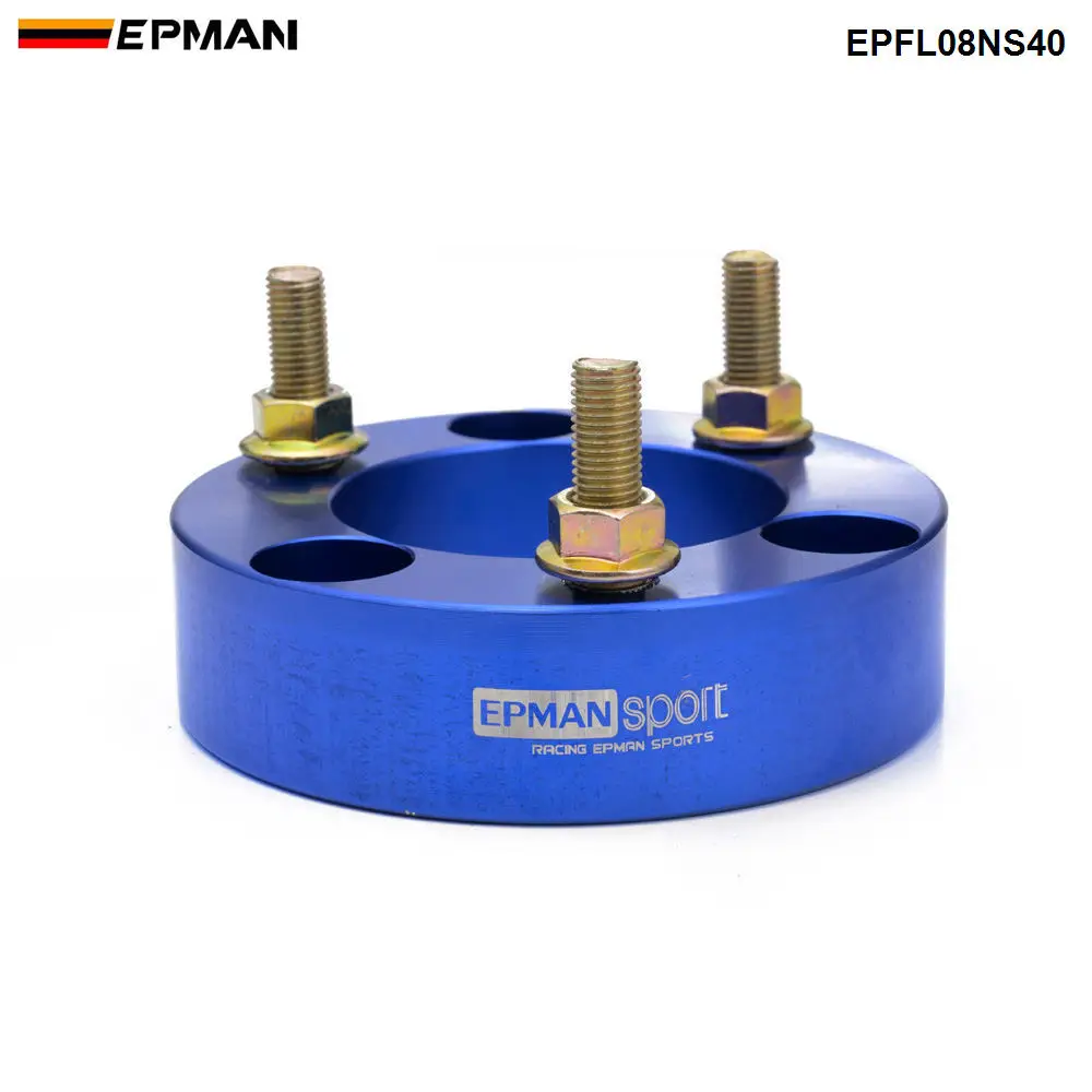 EPMAN Aluminum Front Strut Spacer Suspension Lift Spacers Kit a Pair For Nissan Np300 NAVARA D40 D23 EPFL08NS40