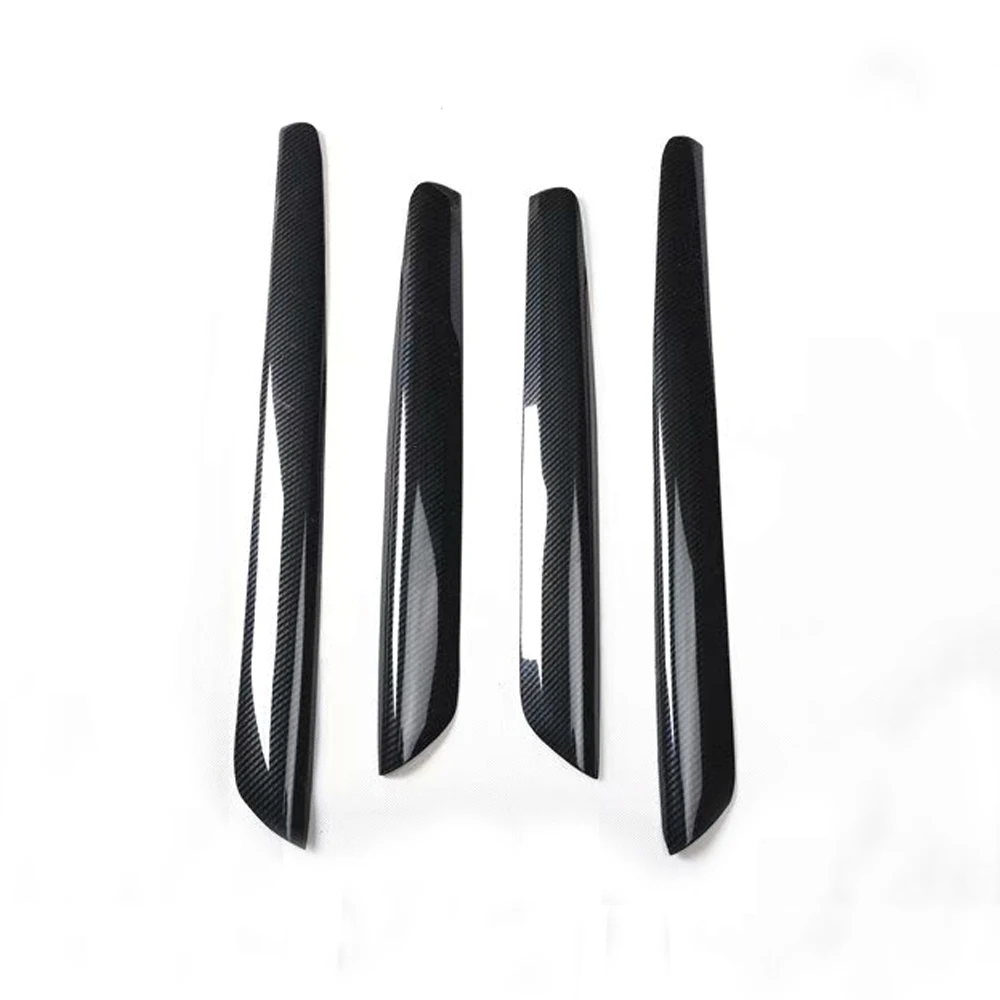 New Car Door Panel Decoration Strips Trim Styling For Volvo S90 2016-2021 ABS Auto Molding Accessories 4pcs