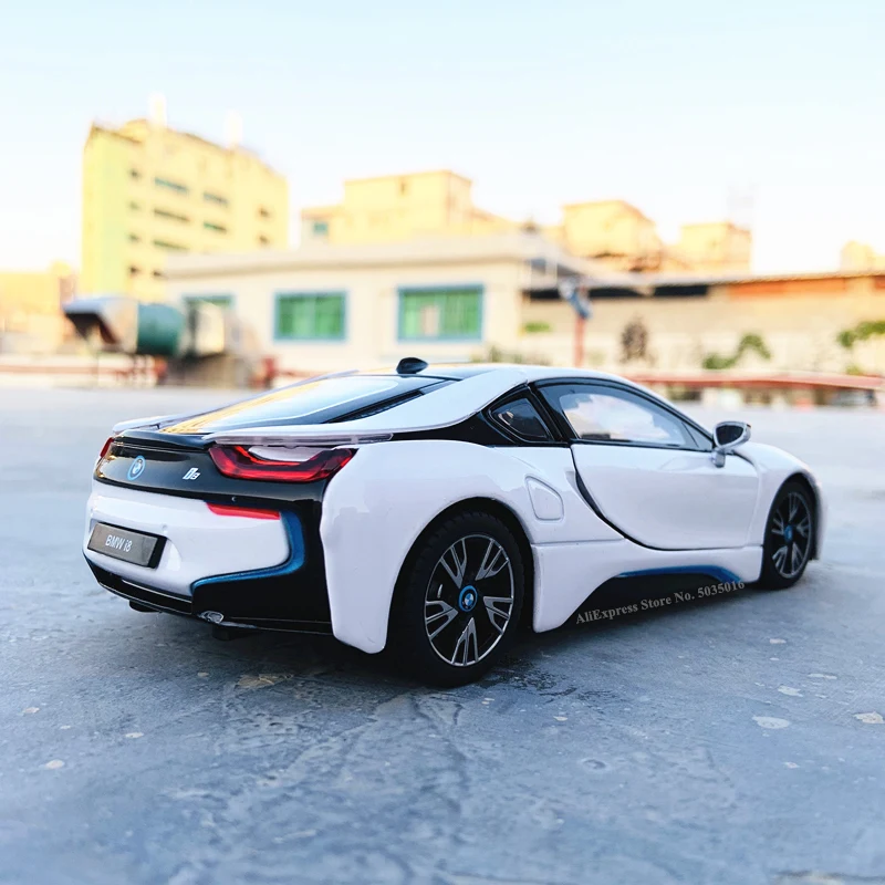 Rastar 1:24 BMW i8 concept car supercar Static Simulation Diecast Alloy Model Car Toy collection Christmas gift  models car