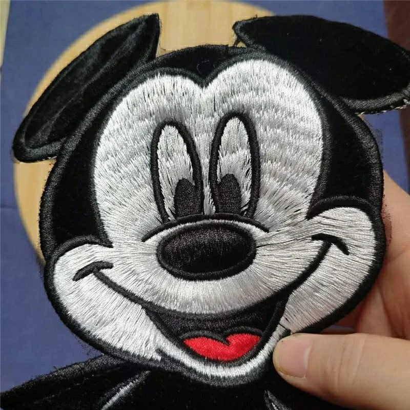 Mickey Mouse Iron on Patches for Kids Jean Pants Sequin Patches for Jeans Jacket Large Mickey Mouse Patch Cute DIY Accessories