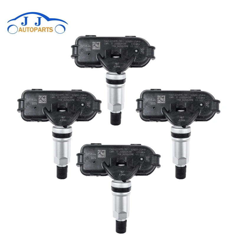 

4PCS TPMS Sensor For 2014-2015 Hyundai ix35 (Low-Line) 2010 - 2015 2011 2012 Kia Sportage (Low-Line) 52933-2S410 529332S410 434M