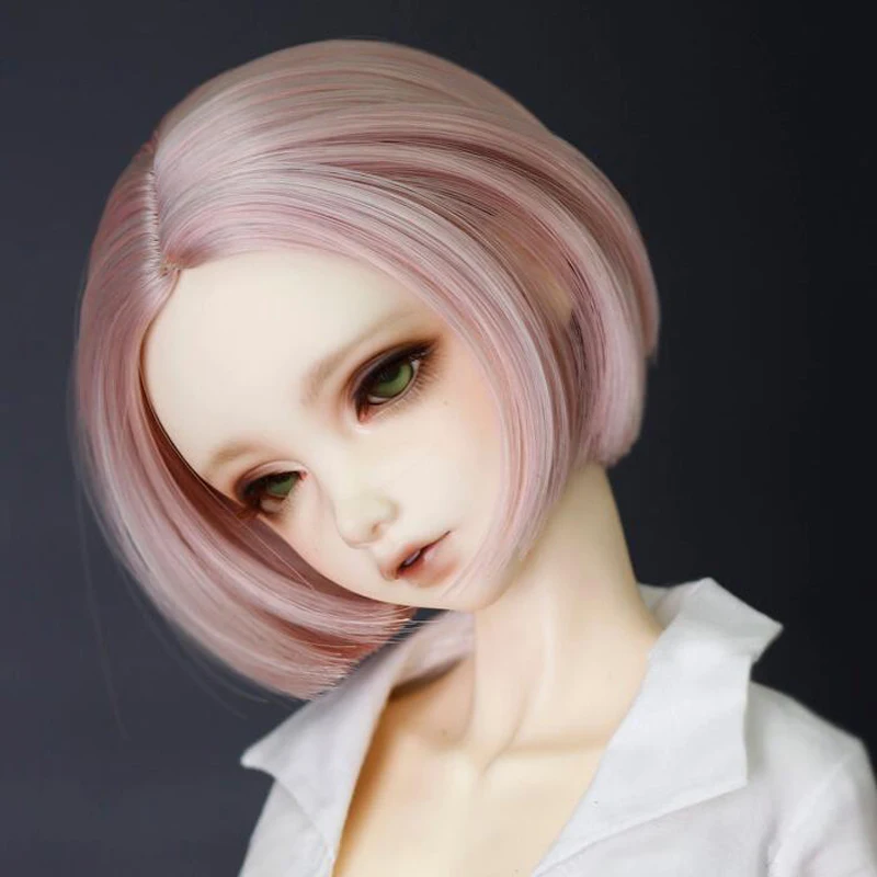 New Style 1/3 1/4 1/6 1/8 Bjd SD Doll Wig High Temperature Wire Short Wig For Hair