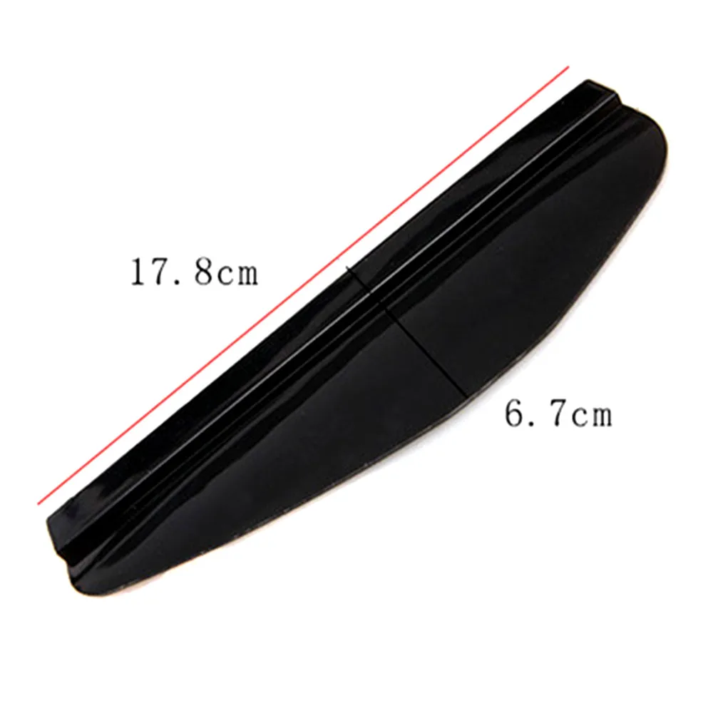 2pcs/set Flexible Car Rear View Cover Rearview Mirror Anti Rain Visor Blades Snow Guard Weather Protector Universal Car Styling