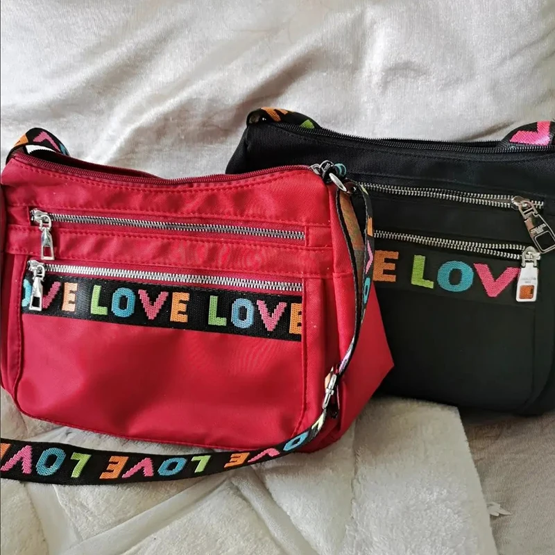 Frauen Umhängetasche Wasserdichte Nylon Oxford Schulter Messenger Taschen Casual Große Kapazität Handtasche Damen Reise Einkaufstasche – Detail 3