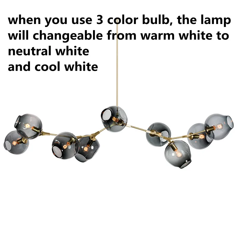 

Modern Nordic chandelier living room lamp designer personality creative dining room,bedroom villa molecular chandelier lighting