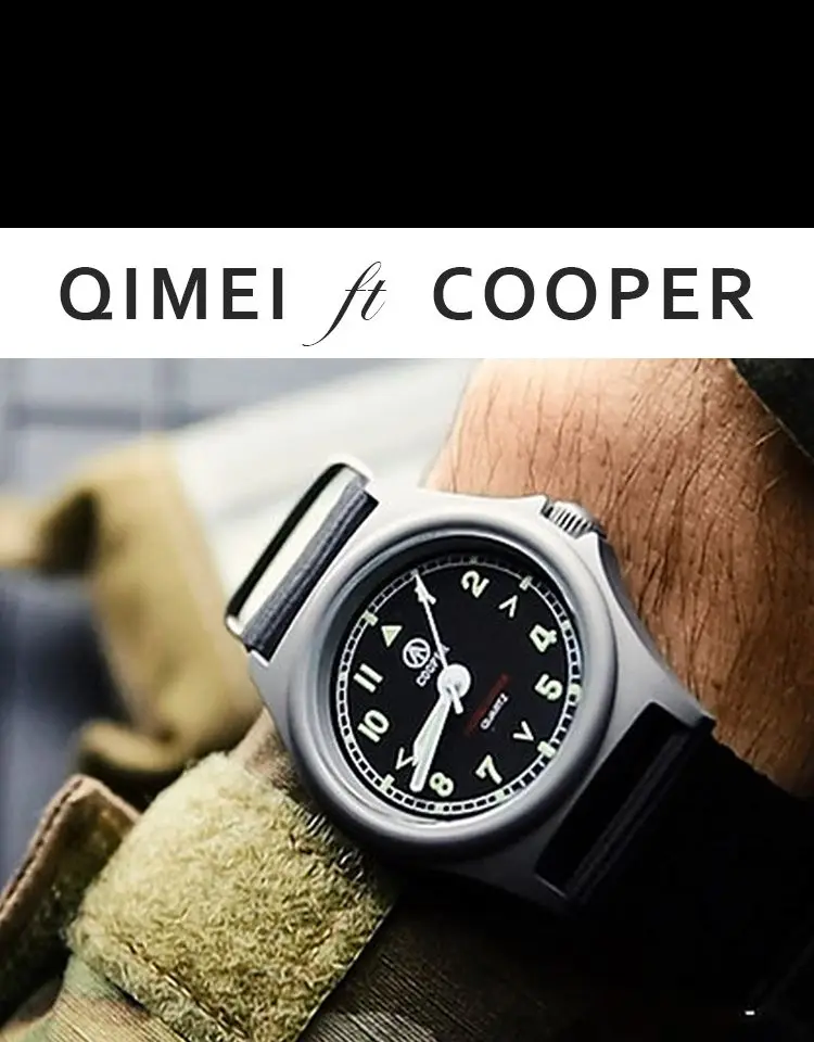 QM Quartz Watch 38mm Miyota Japan Movement Steel Pathfinder MWC Military Army Matt Steel Finish New in Luminous 8018 Waterproof