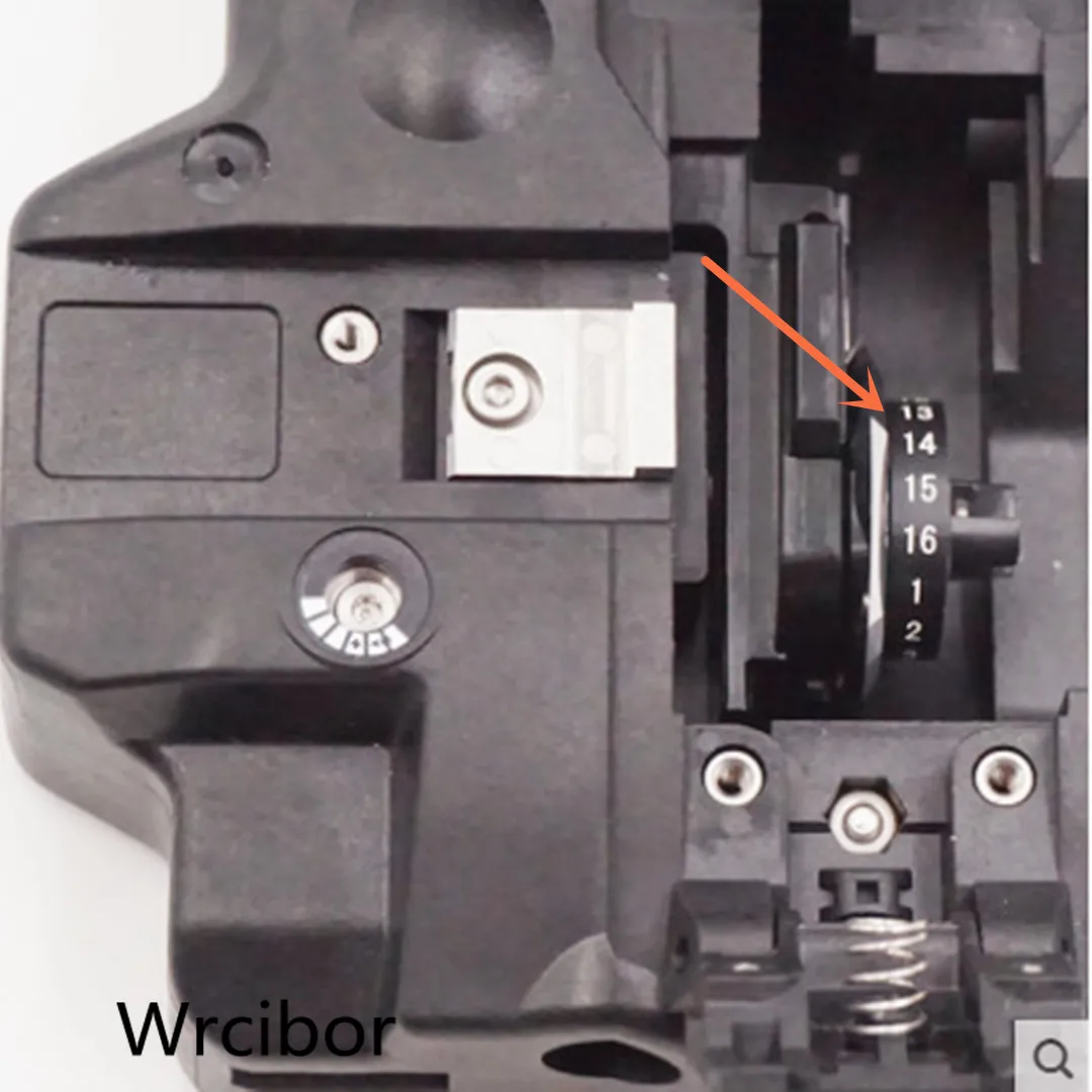 Imagem -04 - Substituição Ct08 Ct50 Fibra Cleaver Lâmina Parafuso Fixo Acessório Ct08 Ct50 Fiber Cleaver Dial Escala Botão do Disco Rolo