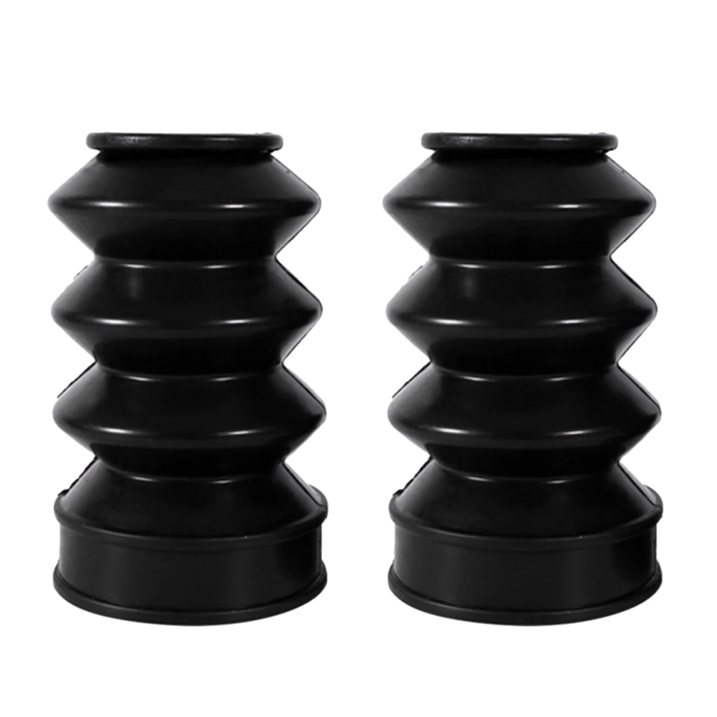 120mm Rubber Front Fork Cover Gaiter Shock Absorber Boot Dust Cap for Harley XL883