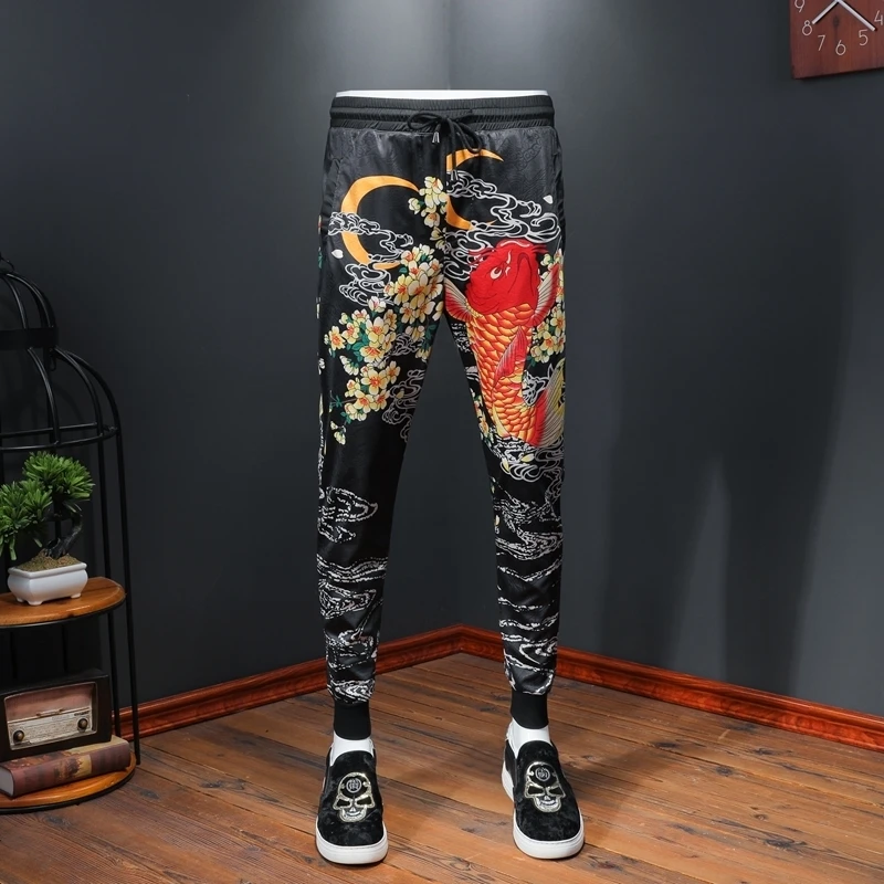 

Uomo Moda Pantaloni Hombre 2020 Summer Fashion Brand Pantalon Hombre Mens Joggers Pants Slim Fit Print Harem Pants Men Trousers