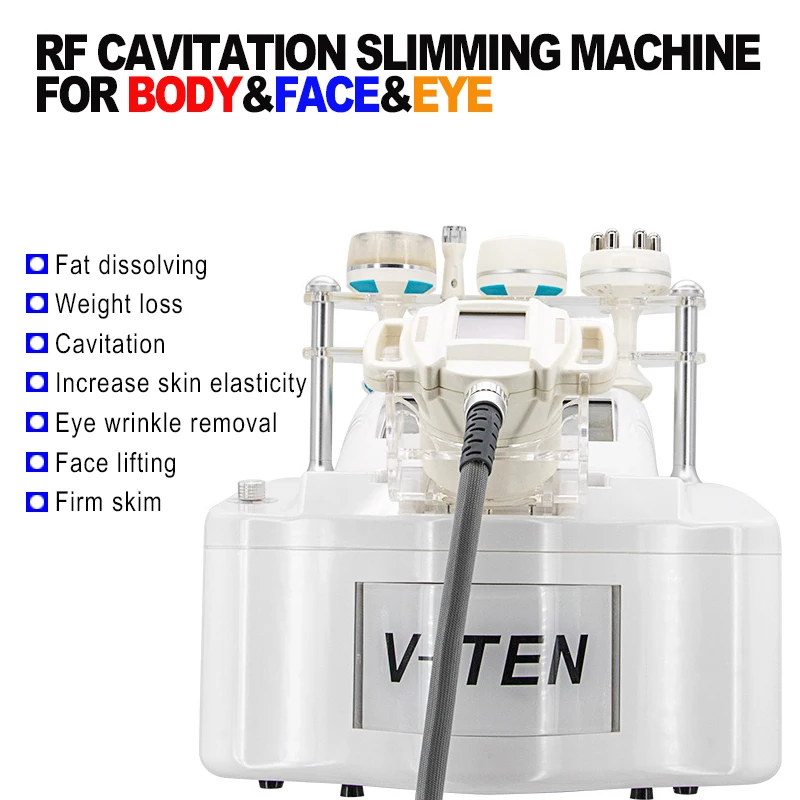 

Multifunctional RF Vacuum Cavitation Roller Cellulite Removal Body Contouring Eyes Lifting Skin Tightening Slimming Machine