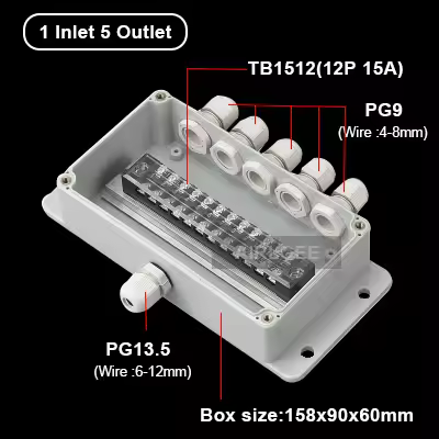 맞춤형 야외 플라스틱 터미널 정션 박스