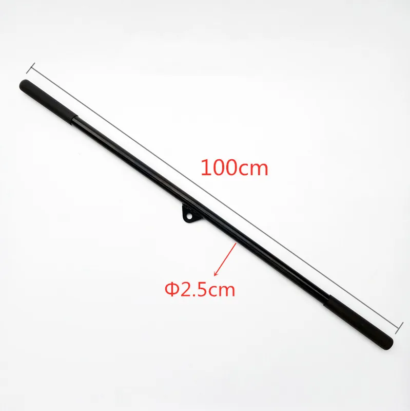 120CM High Pull Down T-bar Handle Pulley System Cable Machine Attachment Gym Rowing Bar Home Triceps Back Workout Straight Bar