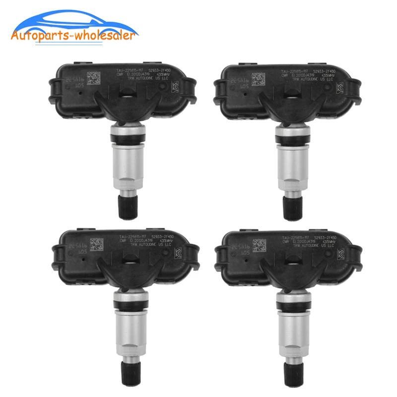 

4 Pcs/lot New 52933-2Y450 529332Y450 For Hyundai i40 Ix35 for Kia Rio Mahave TPMS Tire Pressure Monitor 434MHz Car accessories