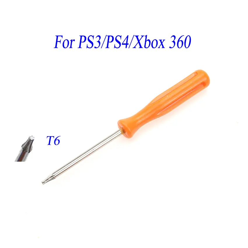 Security Screwdriver for Xbox 360/ PS3/ PS4 Tamperproof Hole Repairing Opening Tool Screw Driver Torx T6 T8 T10