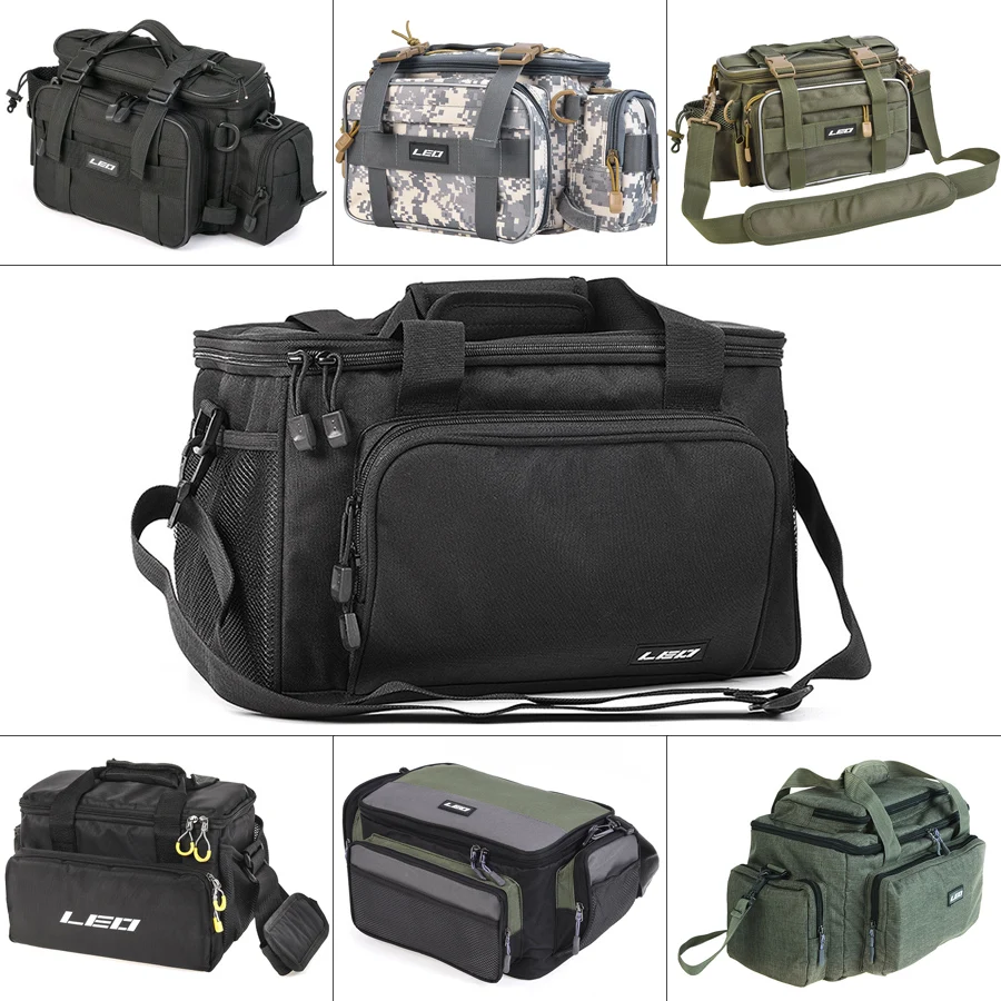 Waterproof Outdoor Fishing Bag Durable Oxford Cloth Waist Shoulder Messenger Fishing Tackle Reel Lure Camera Storage Bag