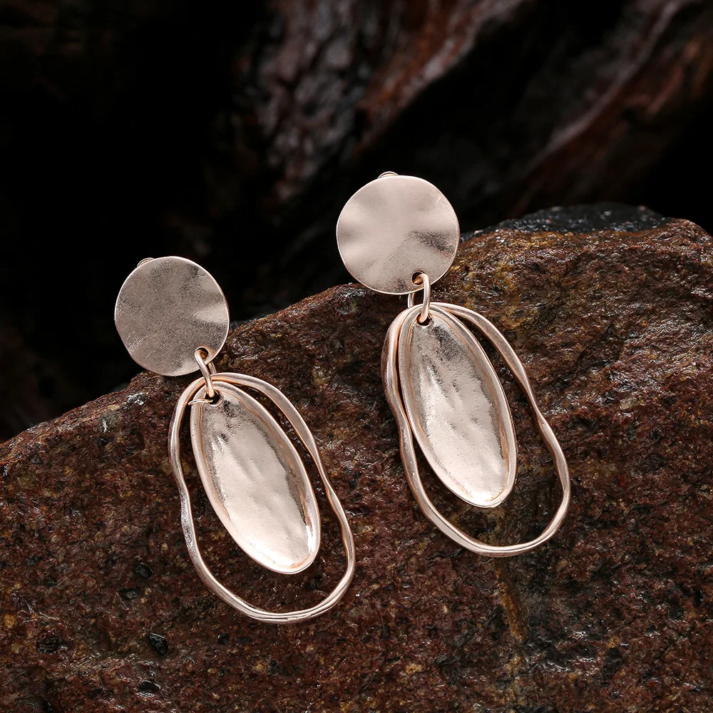 Trend Drop Decorative Earrings 2025 Jewelry for Women Suspension Pendientes Gothic Accessories Christmas Gift