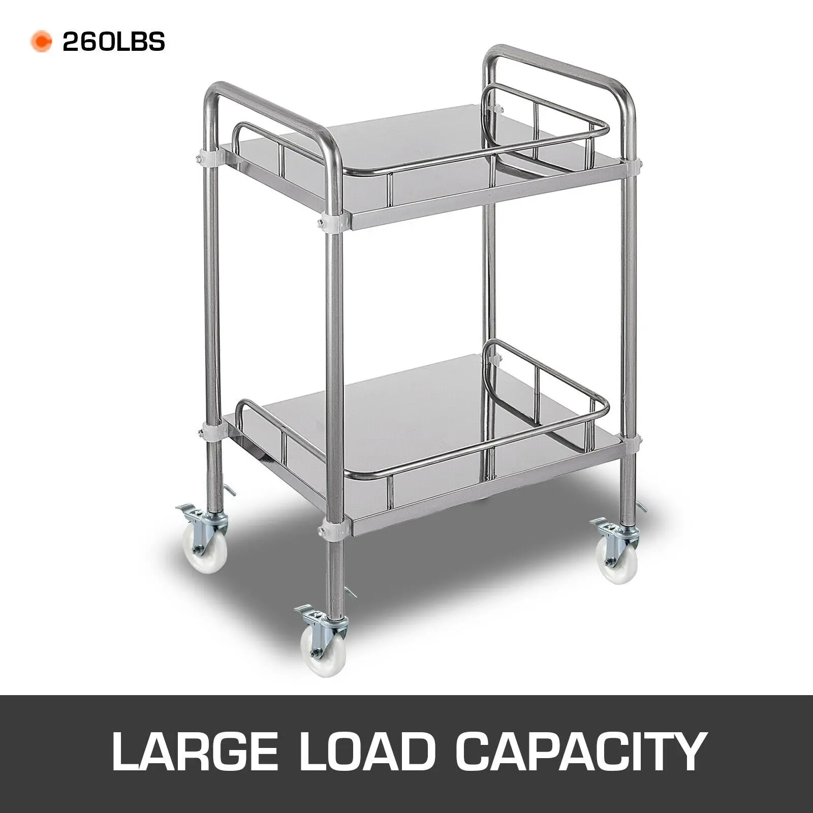 VEVOR 4 Gói 5Inch Giàn Giáo Xoay Trục Bánh Với Khóa Kép Phanh Nặng 260-1100LBS Dung Lượng Cho Công Nghiệp Dụng Cụ