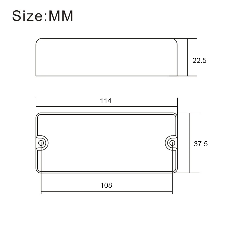 Sealed Soapbar 2 Hole Bass Guitar Pickup 6 String Double Coil Humbucker Pickup Ceramic Magnet Bass Guitar Accessories