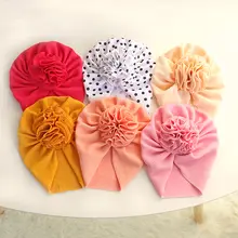Baby Flower Soft Headband Hat #2